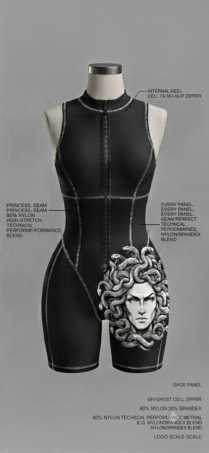 Technical Gorgon Performance Romper